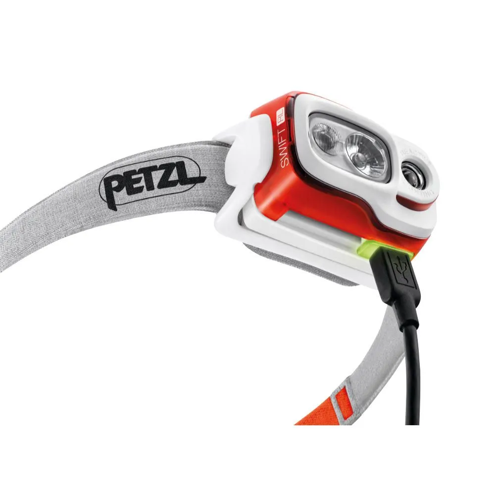 Accessoire de running Petzl Lampe Frontal SWIFT RL 900 lumens Orange| E095BA01