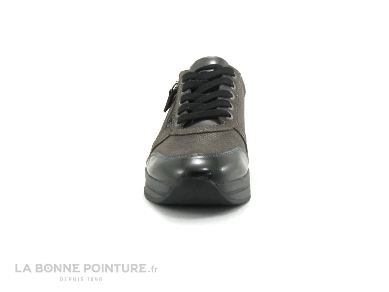 Achat chaussures ACO Femme Chaussure basse / Derby, vente ACO 8051 RUBY01 Pearl Grey Pearl - Zip - Chaussure basse Femme