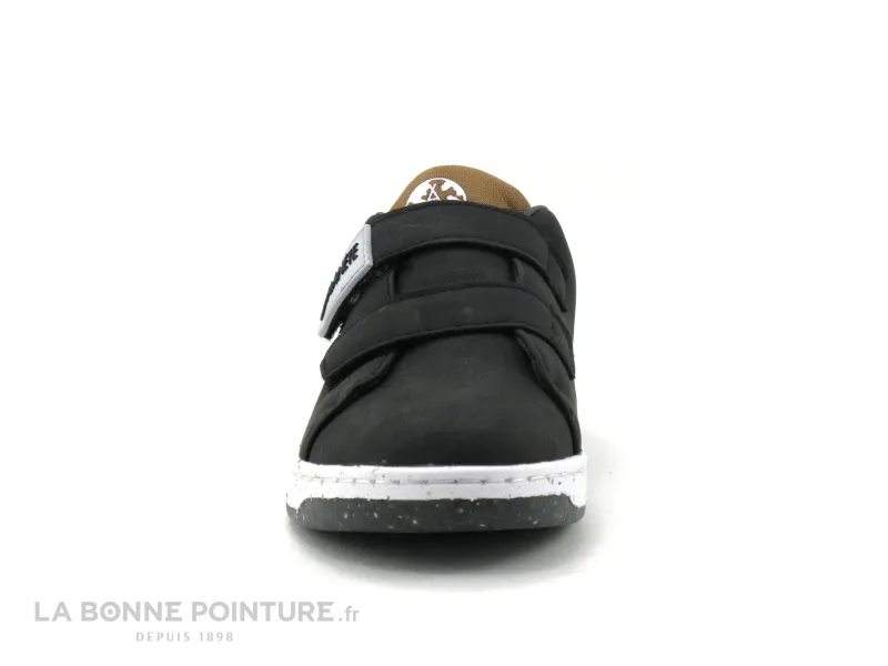 Achat chaussures Alma Planete Enfant Chaussure de ville, vente Alma Planete ZAKI Velcros - Noir - Camel - Basket enfant