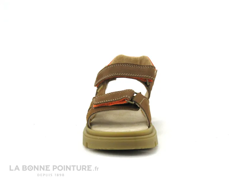 Achat chaussures Bopy Enfant Nu-pieds, vente Bopy EPIC Camel - Sandale enfant avec brides velcro