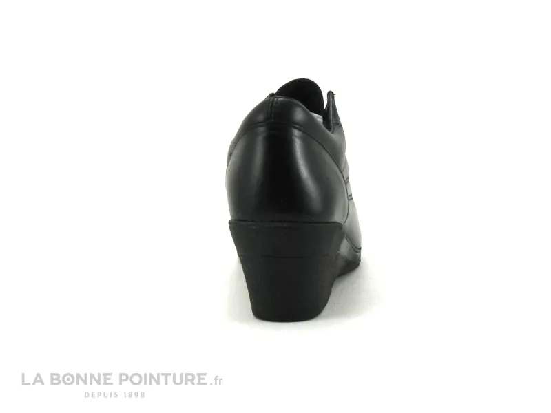 Achat chaussures Bopy Femme Chaussure basse / Derby, vente Bopy LUCIE Noir - Chaussure compensee