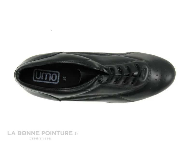 Achat chaussures Bopy Femme Chaussure basse / Derby, vente Bopy LUCIE Noir - Chaussure compensee