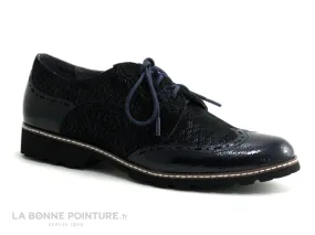 Achat chaussures Fugitive Femme Chaussure basse / Derby, vente Fugitive WEYER - Compo tapis navy - Vernis - LP5C427 Chaussure de