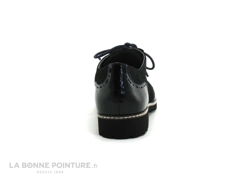 Achat chaussures Fugitive Femme Chaussure basse / Derby, vente Fugitive WEYER - Compo tapis navy - Vernis - LP5C427 Chaussure de