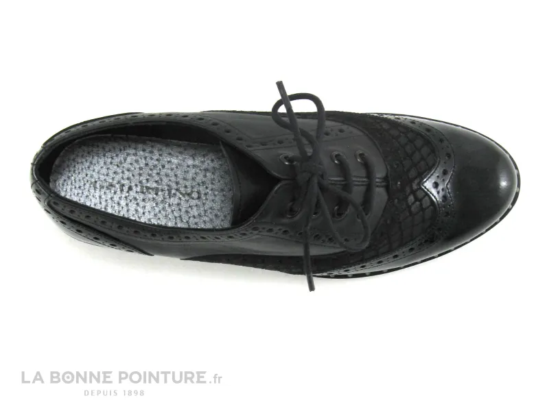 Achat chaussures Geo Reino Femme Chaussure basse / Derby, vente Geo Reino Evolution EKIABE - Noir - Chaussure derby Femme