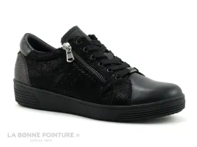 Achat chaussures Geo Reino Femme Chaussure basse / Derby, vente Geo Reino TELIBOU Noir - Chaussure basse Femme avec zip