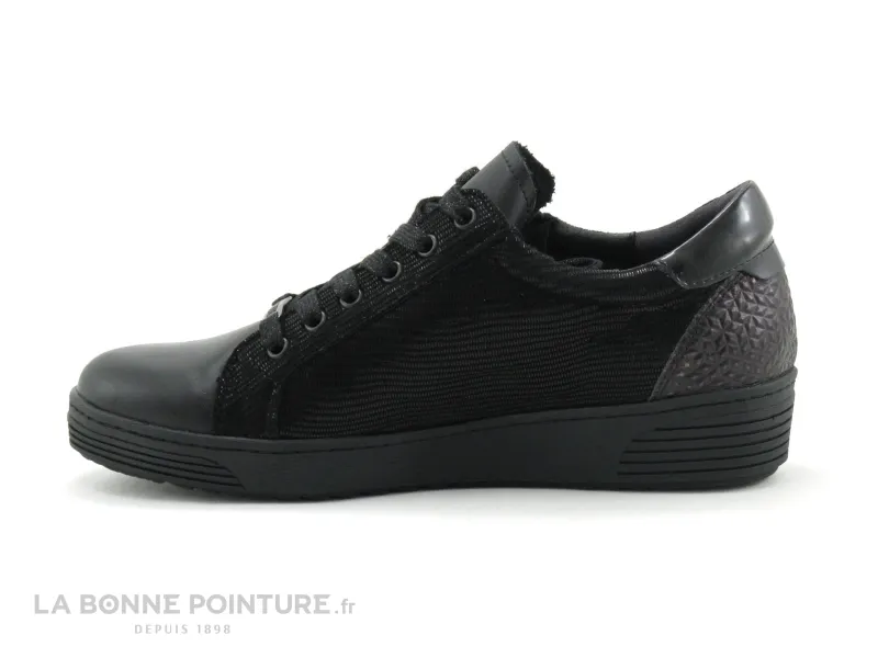 Achat chaussures Geo Reino Femme Chaussure basse / Derby, vente Geo Reino TELIBOU Noir - Chaussure basse Femme avec zip