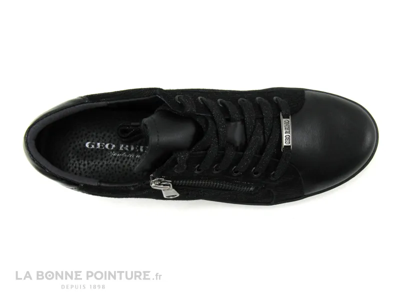 Achat chaussures Geo Reino Femme Chaussure basse / Derby, vente Geo Reino TELIBOU Noir - Chaussure basse Femme avec zip