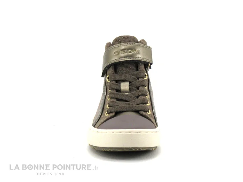 Achat chaussures Geox Enfant Botte et Bottillon, vente Geox KALISPERA smoke grey - J744GI - Basket montante fille