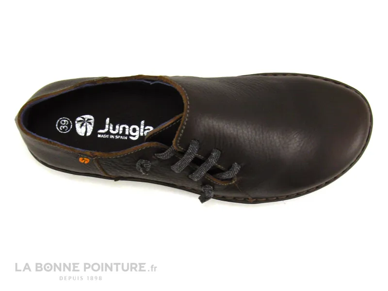 Achat chaussures Jungla Femme Chaussure basse / Derby, vente Jungla 6400 Marron - Chaussure basse Femme - Lacet Elastique