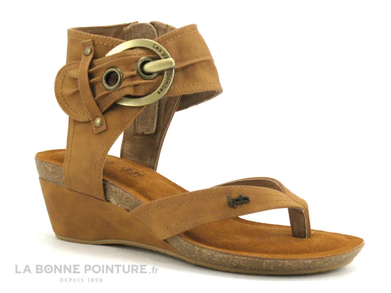 Achat chaussures Les ptites bombes LPB Femme Entre-doigts, vente Les Ptites Bombes NAIA Camel - Sandale entre-doigt