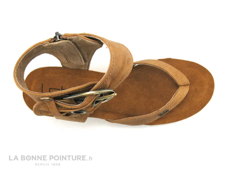 Achat chaussures Les ptites bombes LPB Femme Entre-doigts, vente Les Ptites Bombes NAIA Camel - Sandale entre-doigt