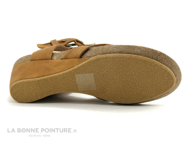 Achat chaussures Les ptites bombes LPB Femme Entre-doigts, vente Les Ptites Bombes NAIA Camel - Sandale entre-doigt