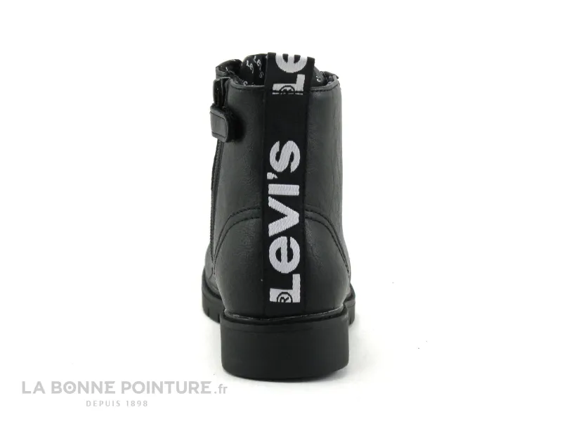 Achat chaussures Levi's Enfant Botte et Bottillon, vente Levis PASADENA Noir - Boots fille