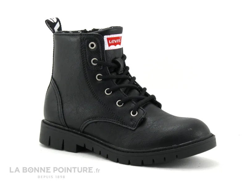 Achat chaussures Levi's Enfant Botte et Bottillon, vente Levis PASADENA Noir - Boots fille