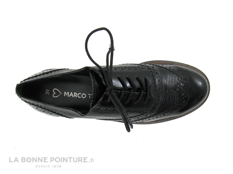 Achat chaussures Marco Tozzi Femme Chaussure basse / Derby, vente Marco Tozzi 2-23700-41 Black - Chaussure Richelieu Femme noire