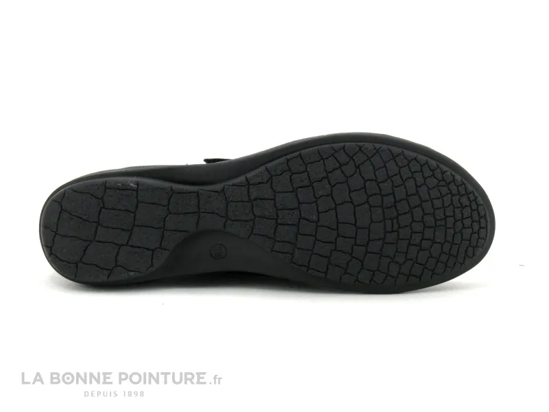 Achat chaussures Moran's Femme Chaussure basse / Derby, vente Morans GUISA noir - Chaussure basse femme cuir noir - Fermetu