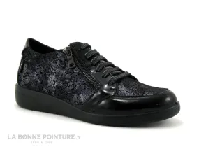 Achat chaussures Pedi Girl Femme Chaussure basse / Derby, vente Pedi Girl ALET AMO - Noir verni - Ocean - Chaussure femme avec f