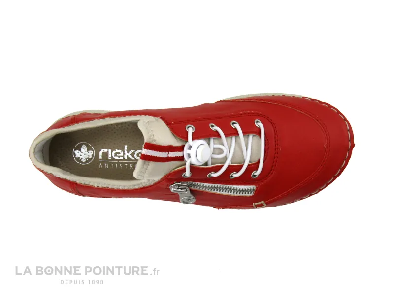 Achat chaussures Rieker Femme Chaussure basse / Derby, vente Rieker 50962-33 red - Chaussure slip-on Femme rouge