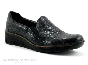 Achat chaussures Rieker Femme Chaussure basse / Derby, vente Rieker 53766-45 - Granit - Mocassin gris Femme