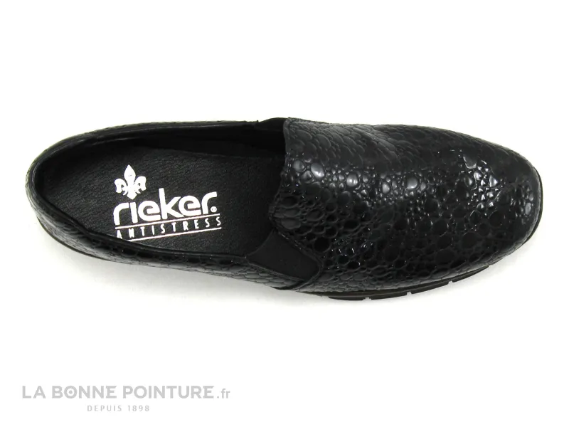 Achat chaussures Rieker Femme Chaussure basse / Derby, vente Rieker 53766-45 - Granit - Mocassin gris Femme