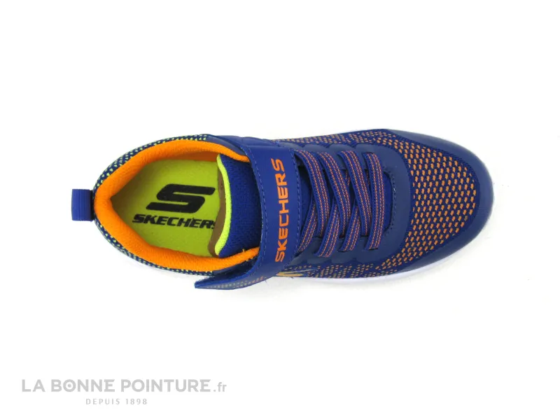 Achat chaussures Skechers Enfant Basket, vente Skechers 403753L Nitro sprint - Bleu Orange - Basket GARCON