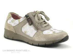 Achat chaussures Suave Femme Chaussure basse / Derby, vente Suave Nancy 10504T Granola Stone Prairie - Basket beige Femme