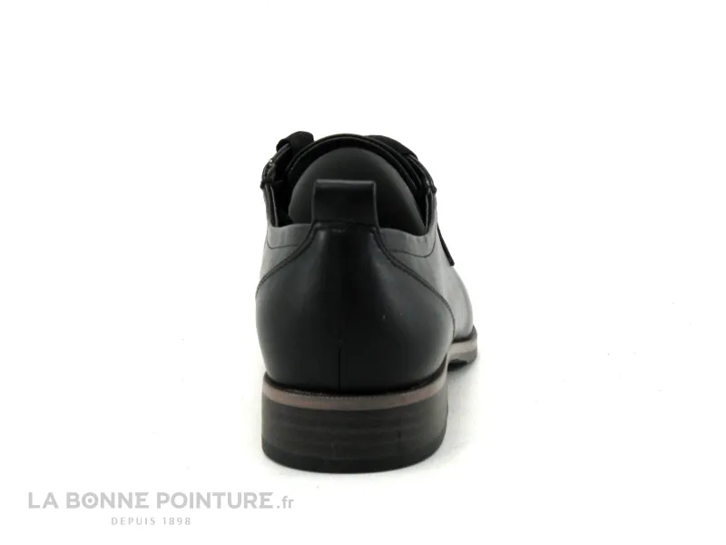 Achat chaussures Tamaris Femme Chaussure basse / Derby, vente Tamaris 1-23204-41 Black matt - Chaussure derby noire - Femme