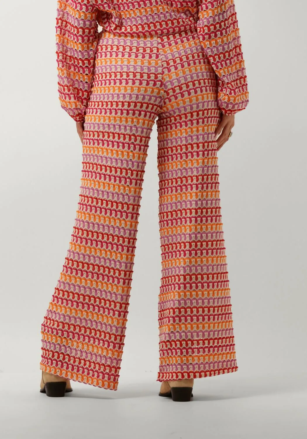 amaya amsterdam pantalon large loa en multicolore