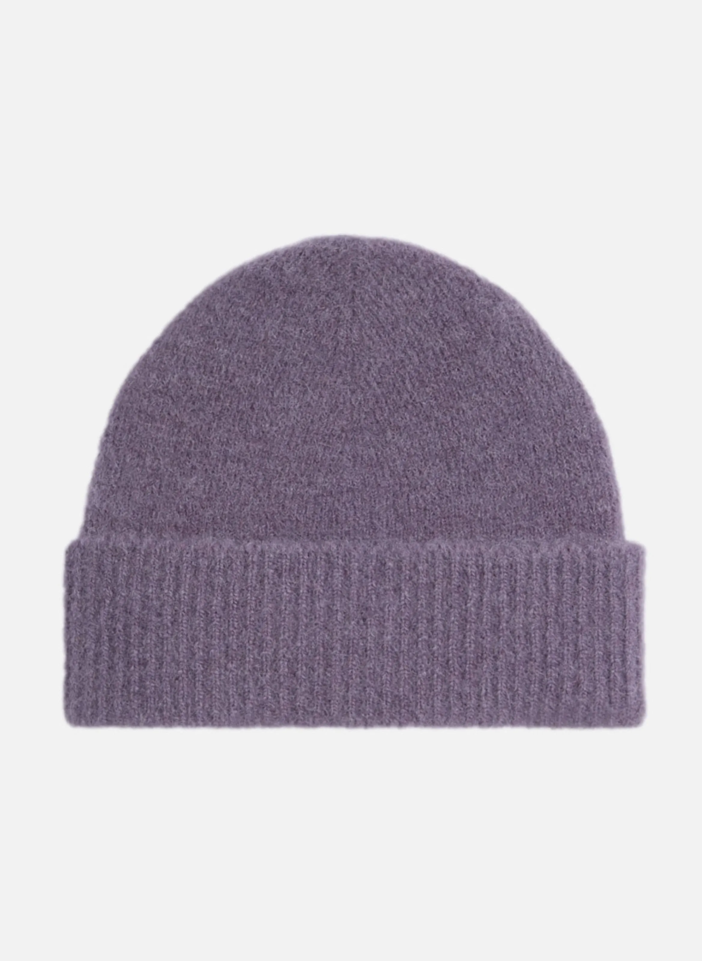 AMI PARIS  Bonnet ami de coeur ecru unisexe - Violet