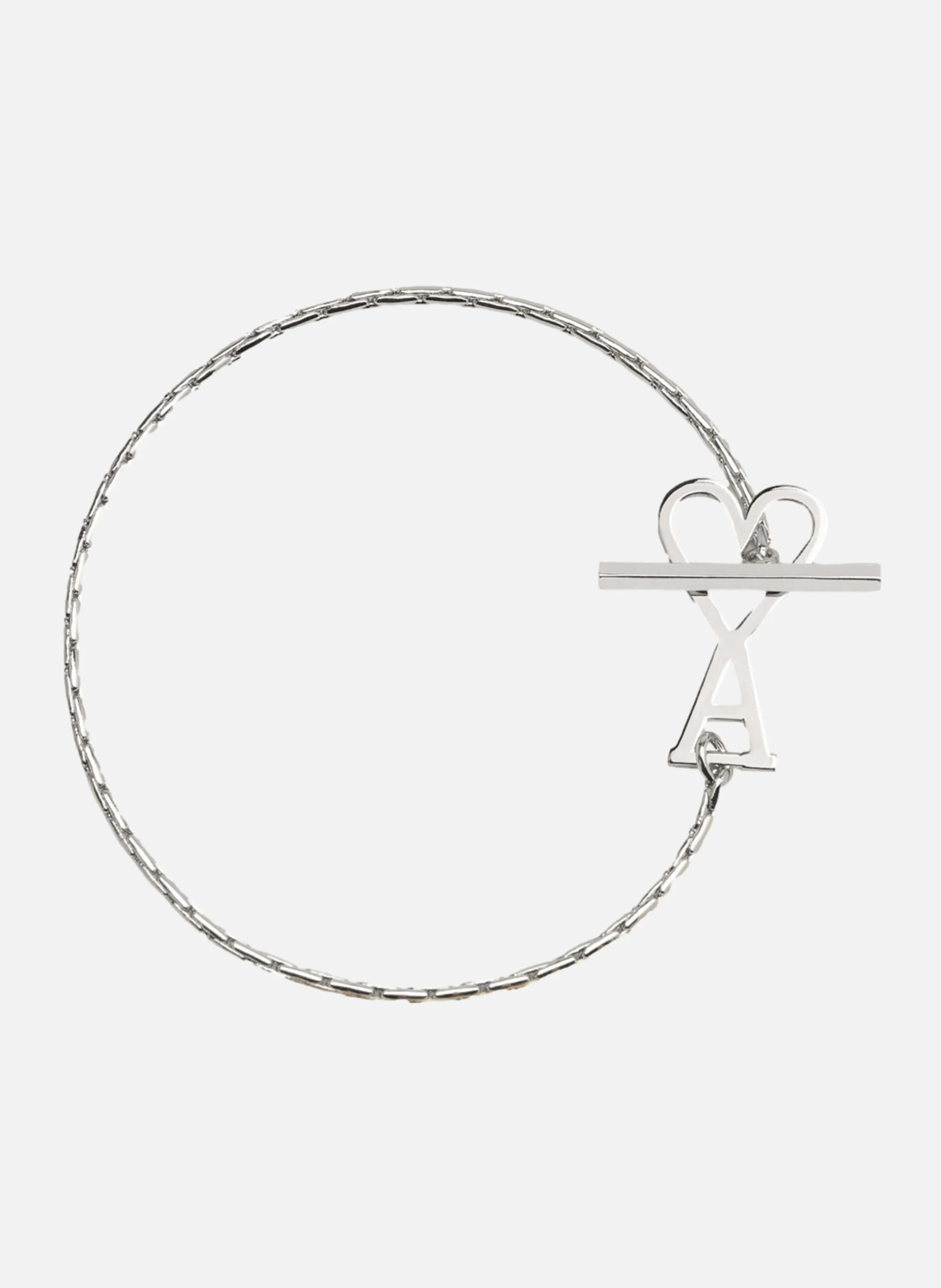 AMI PARIS  Bracelet chaîne ami de coeur unisexe - Argent