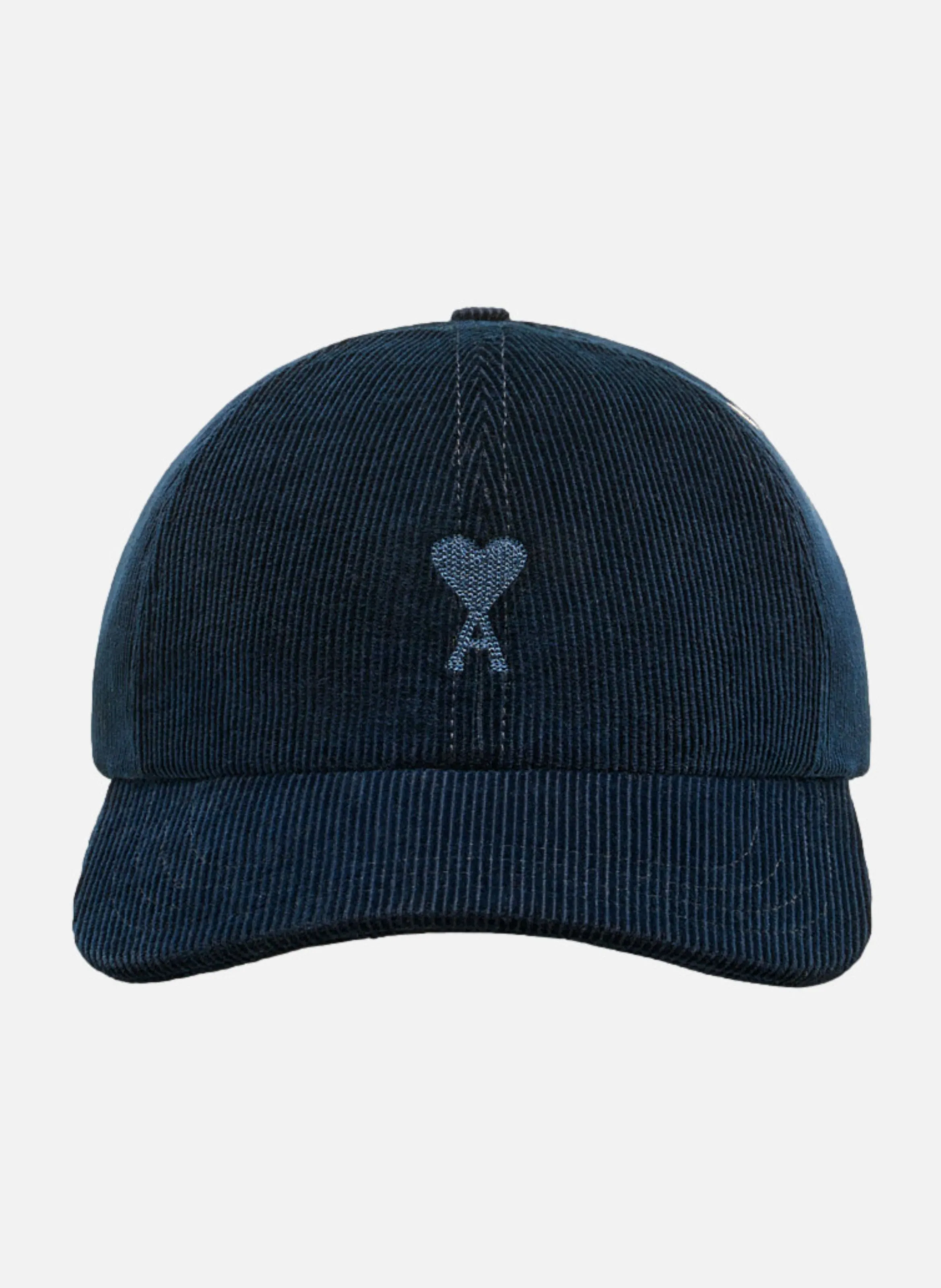 AMI PARIS  Casquette broderie ami de coeur ton-sur-ton unisexe - Bleu