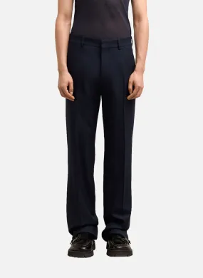 AMI PARIS  Pantalon droit - Bleu