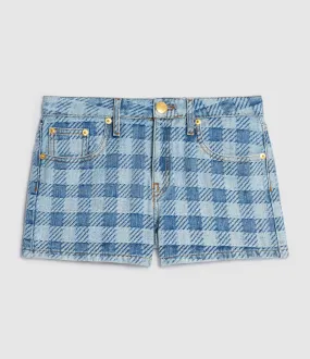 AMI PARIS Partager  Short Denim Coton Bleu Javel  