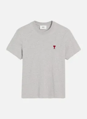 AMI PARIS  T-shirt ami de coeur rouge unisexe - Gris