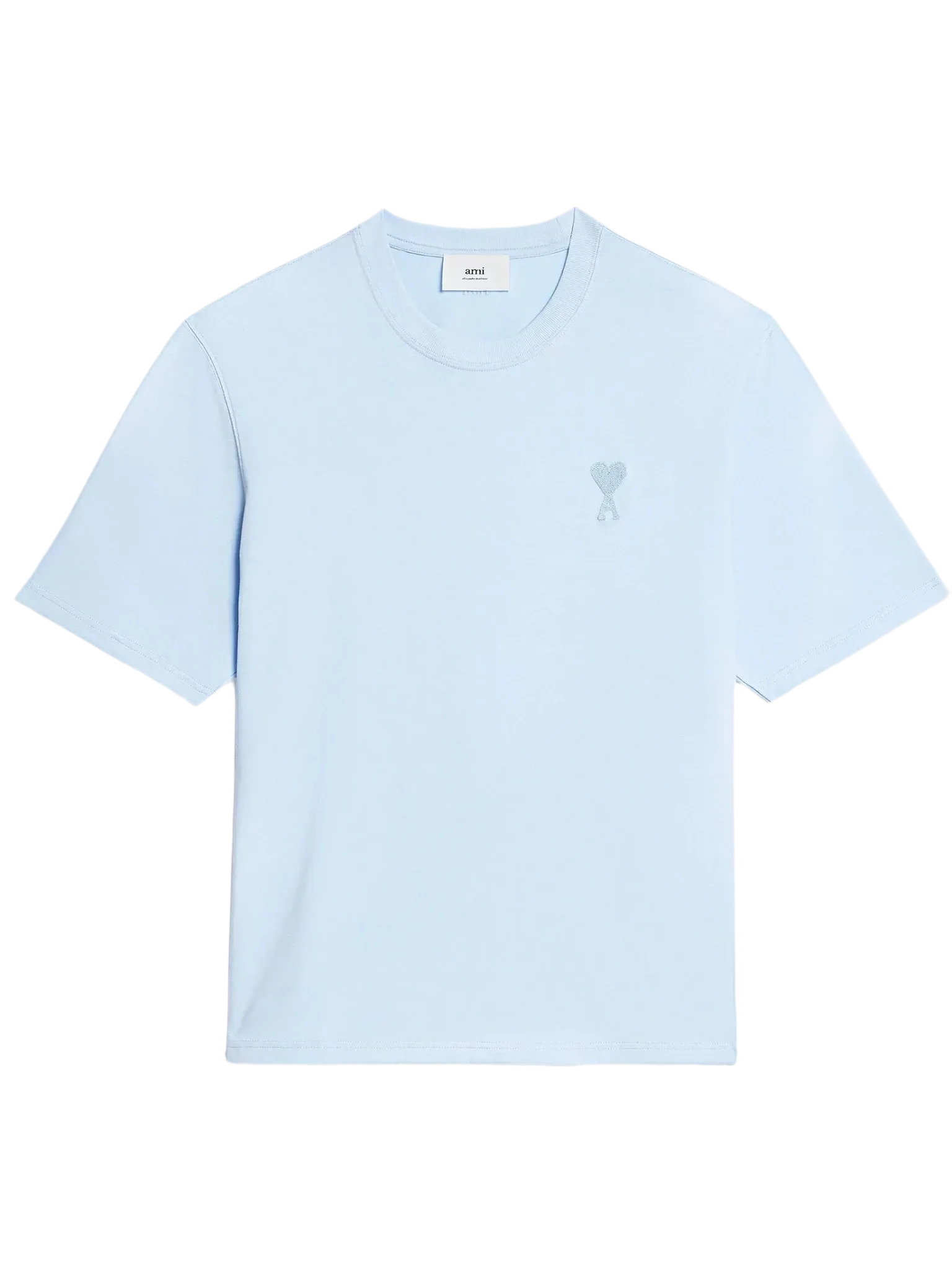 Ami Paris - Tonal T-shirt Ami de Cur - Bleu Ciel