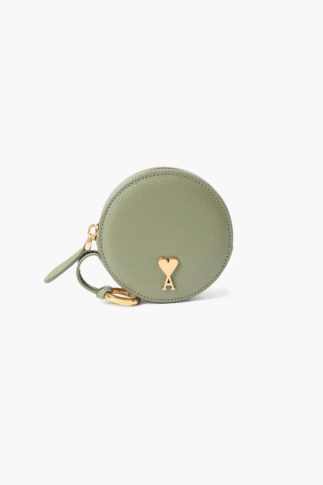 Ami Porte monnaie rond ami paris Olive - GRADUATE STORE