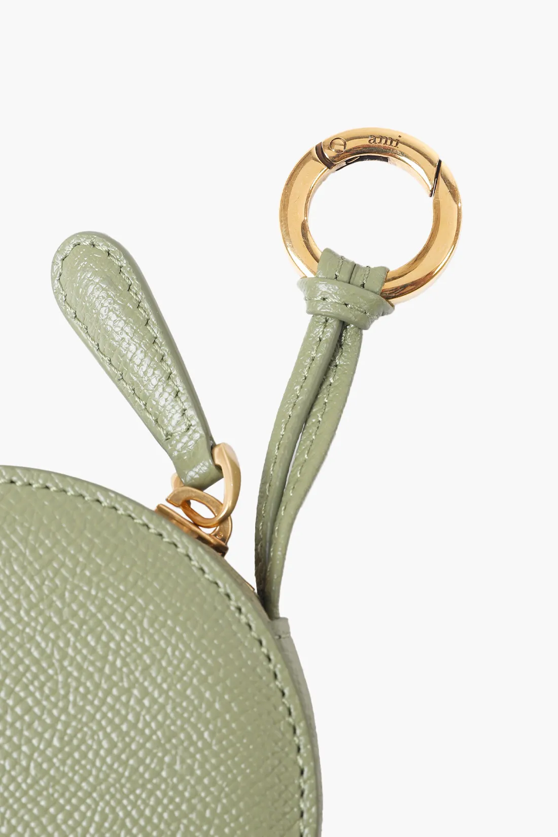 Ami Porte monnaie rond ami paris Olive - GRADUATE STORE