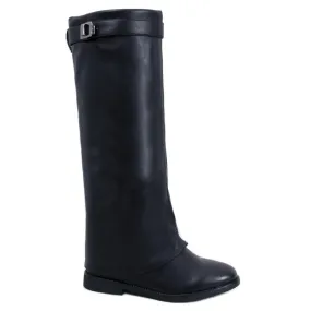 Annse Bottines double coupe noires le noir