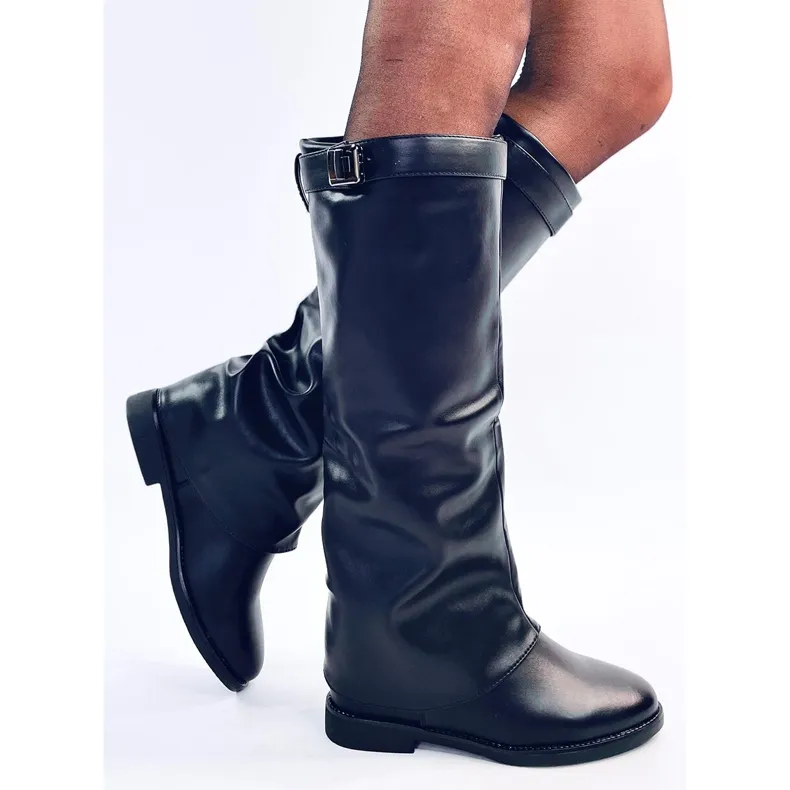 Annse Bottines double coupe noires le noir