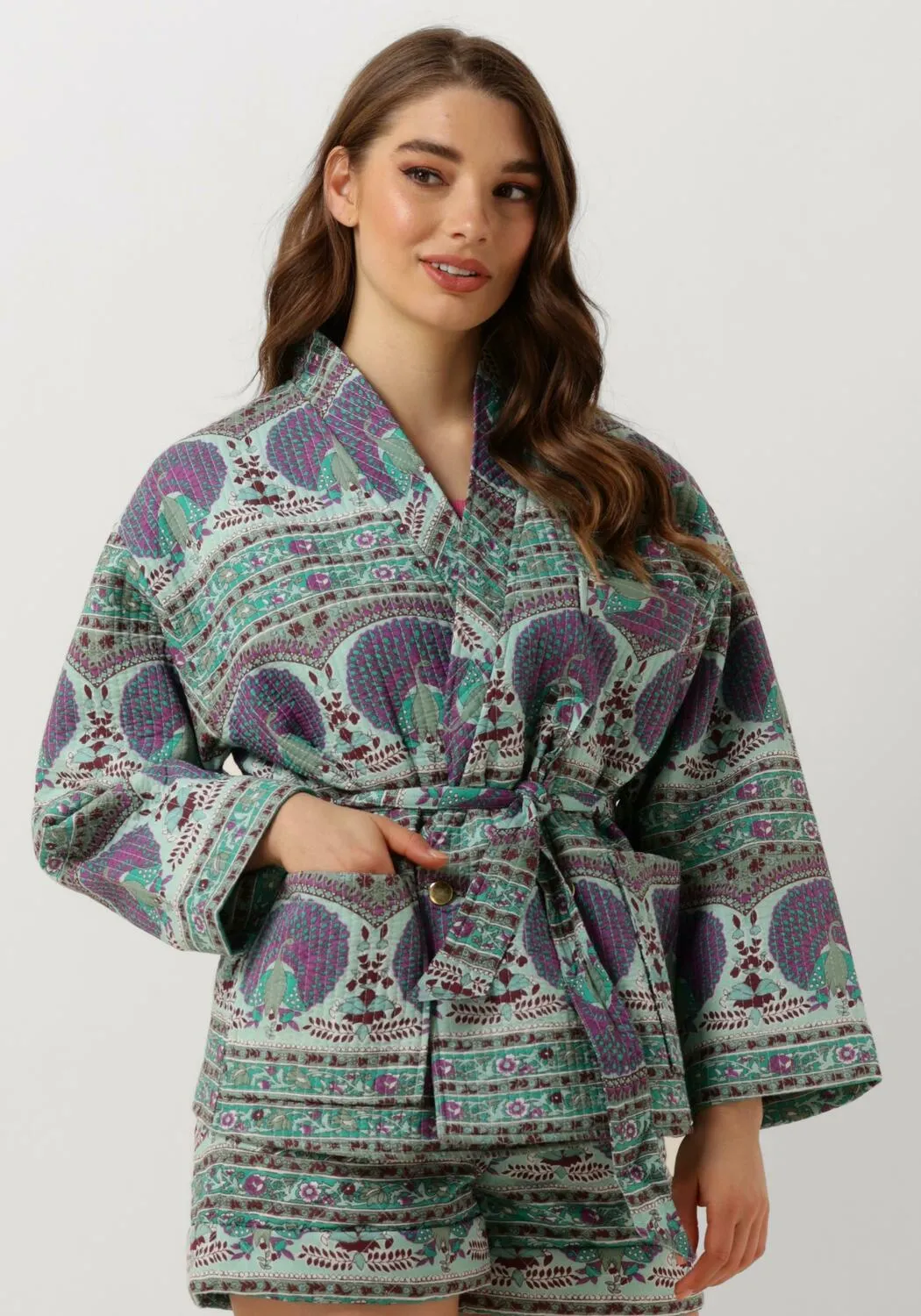 antik batik jack tala jacket en multicolore