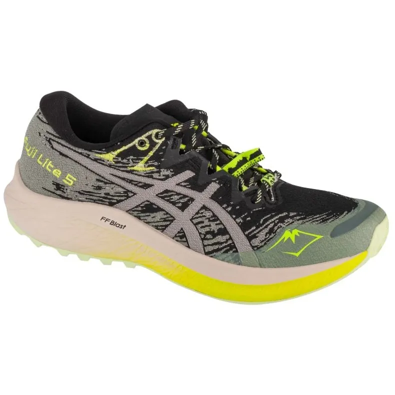 Asics Fuji Lite 5 chaussures de course 1012B690-001 le noir