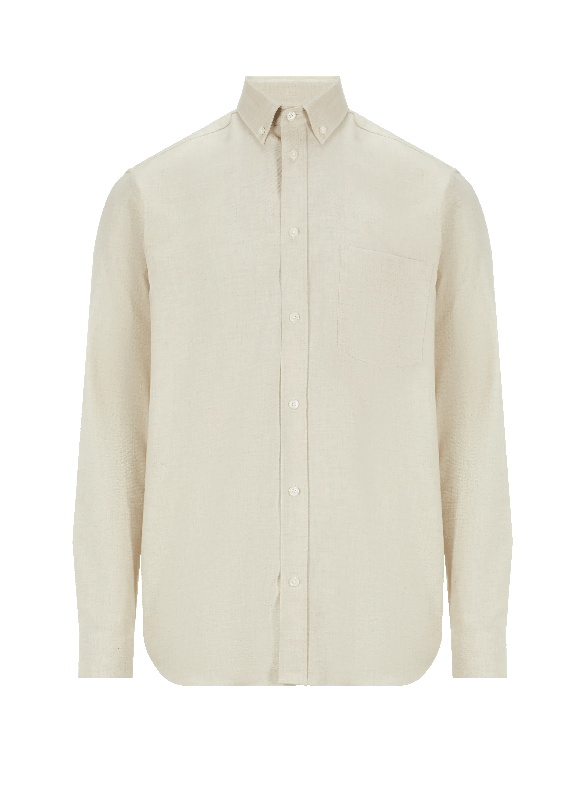 AU PRINTEMPS PARIS  Chemise en coton - Beige