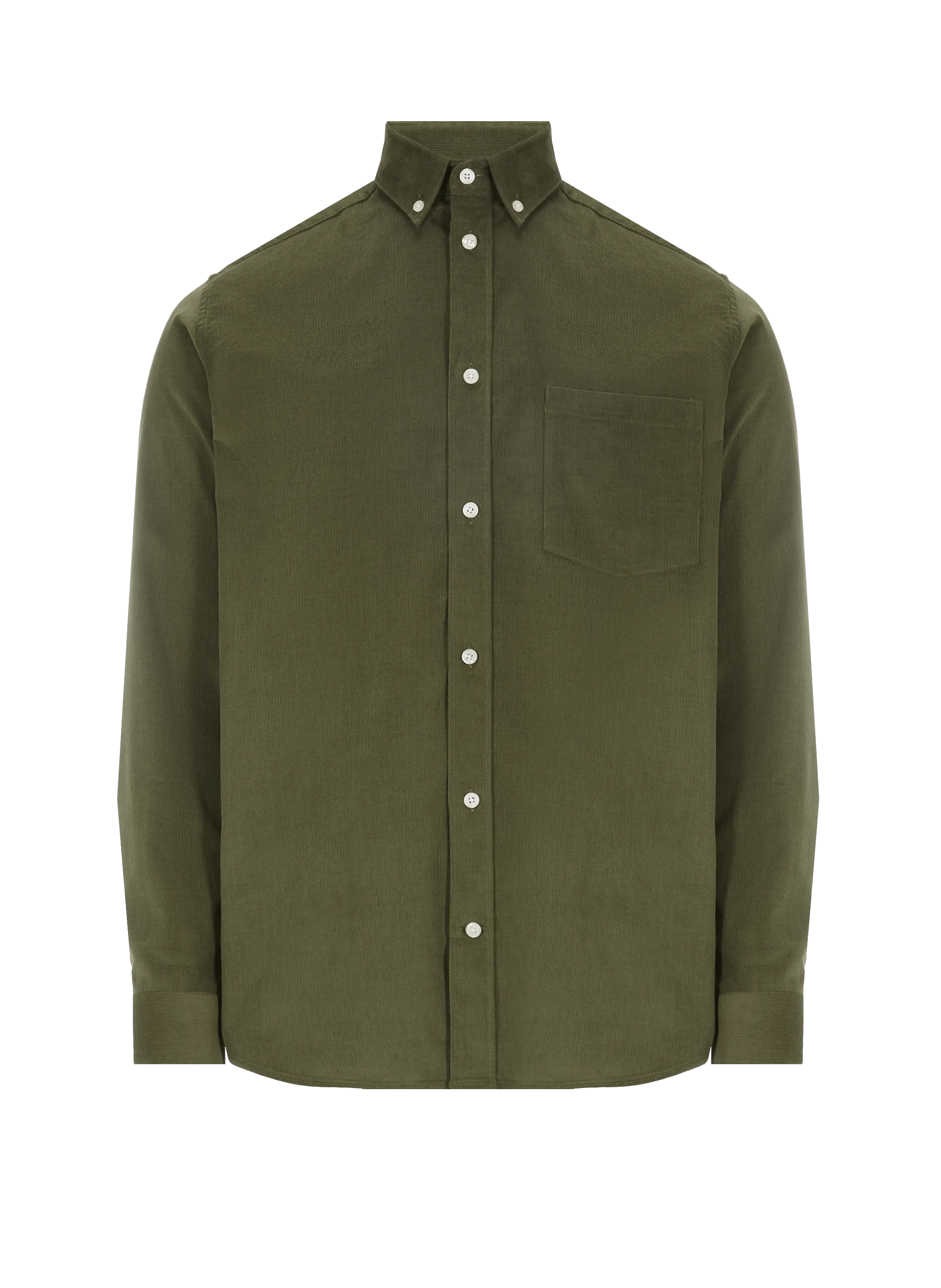 AU PRINTEMPS PARIS  Chemise en coton - Vert