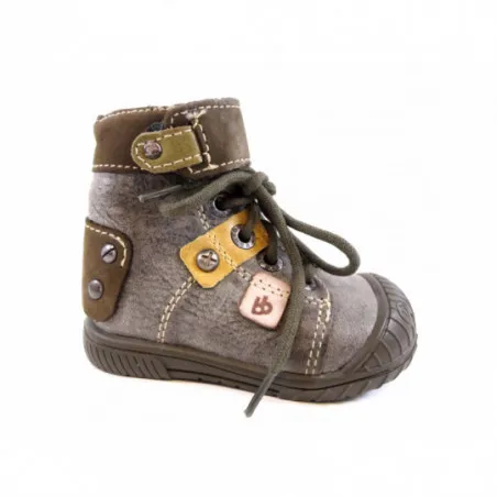 Babybottes à Lacets Kaki | Igert Chausseur & Maroquinier Dannemarie