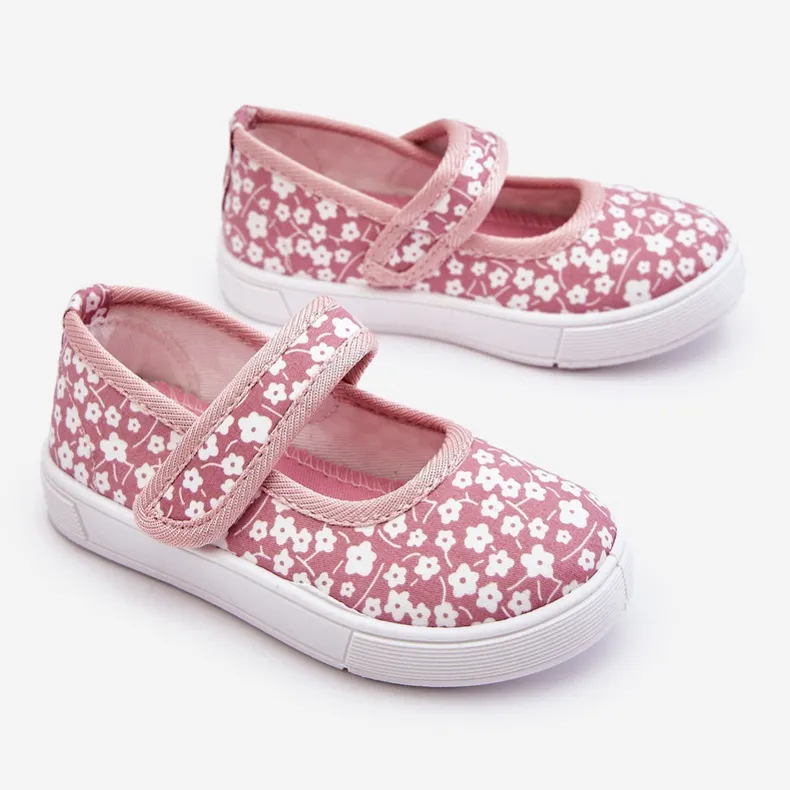 Ballerines Enfant Velcro Imprimé Selah Rose