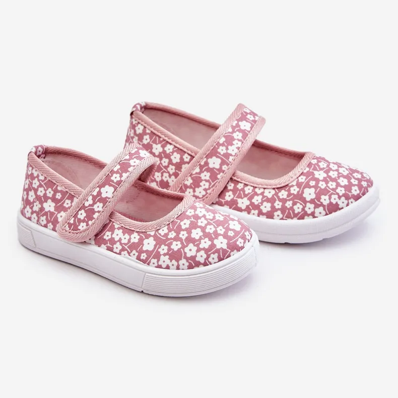 Ballerines Enfant Velcro Imprimé Selah Rose