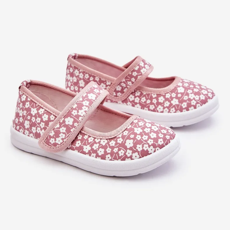 Ballerines Enfant Velcro Imprimé Selah Rose