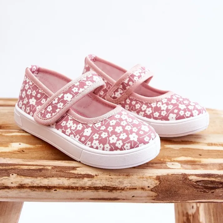 Ballerines Enfant Velcro Imprimé Selah Rose