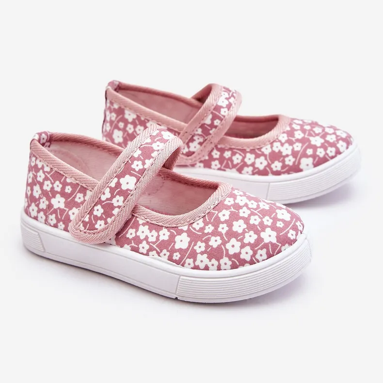 Ballerines Enfant Velcro Imprimé Selah Rose